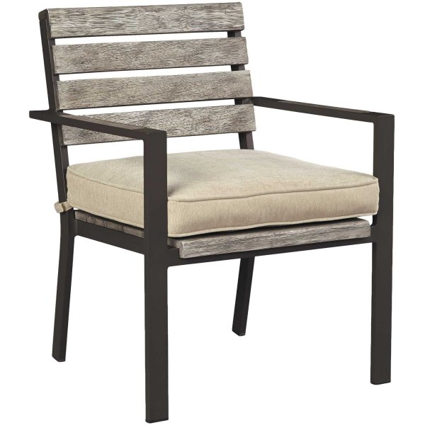 Peachstone Chair With Cushion (Set of 2)