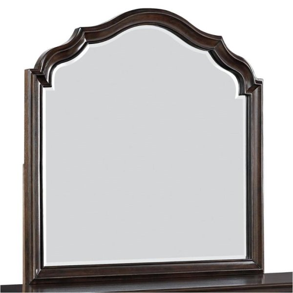 Moluxy - Dark Brown Bedroom Mirror
