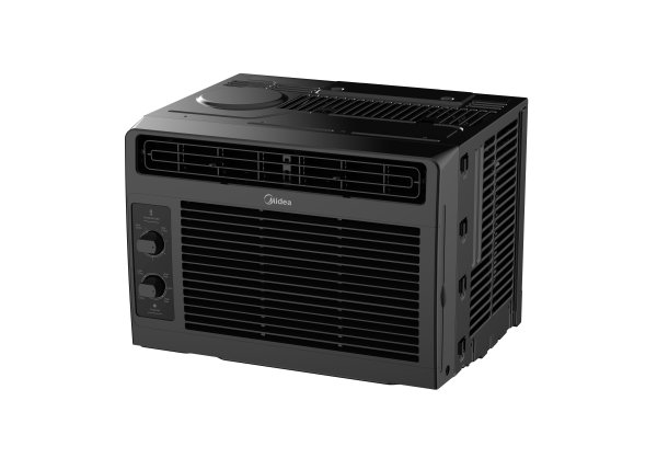 Midea 5,000 BTU DOE Window Air Conditioner, for spaces up to 150 sq. ft. BLACK