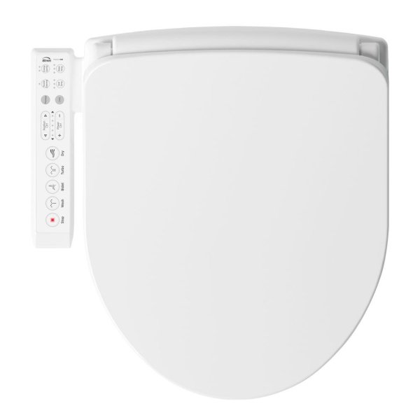 Bemis HV1000R Haven Round Soft Close Bidet Seat White Toilets and Bidets Bidet Seats Round Bidet Seats