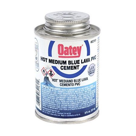 Oatey Lava Hot Medium Blue Cement for PVC 8 Oz