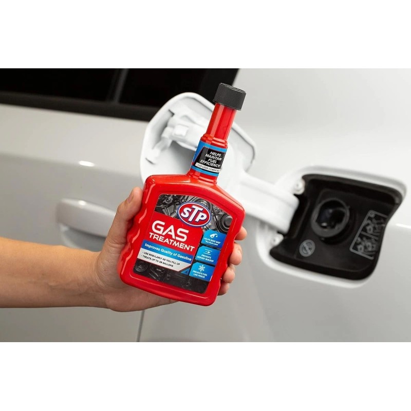 STP Gas Treatment Fuel System Cleaner 12oz x 2 (24oz Total) | Prevents Deposits
