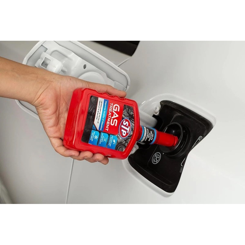 STP Gas Treatment Fuel System Cleaner 12oz x 2 (24oz Total) | Prevents Deposits