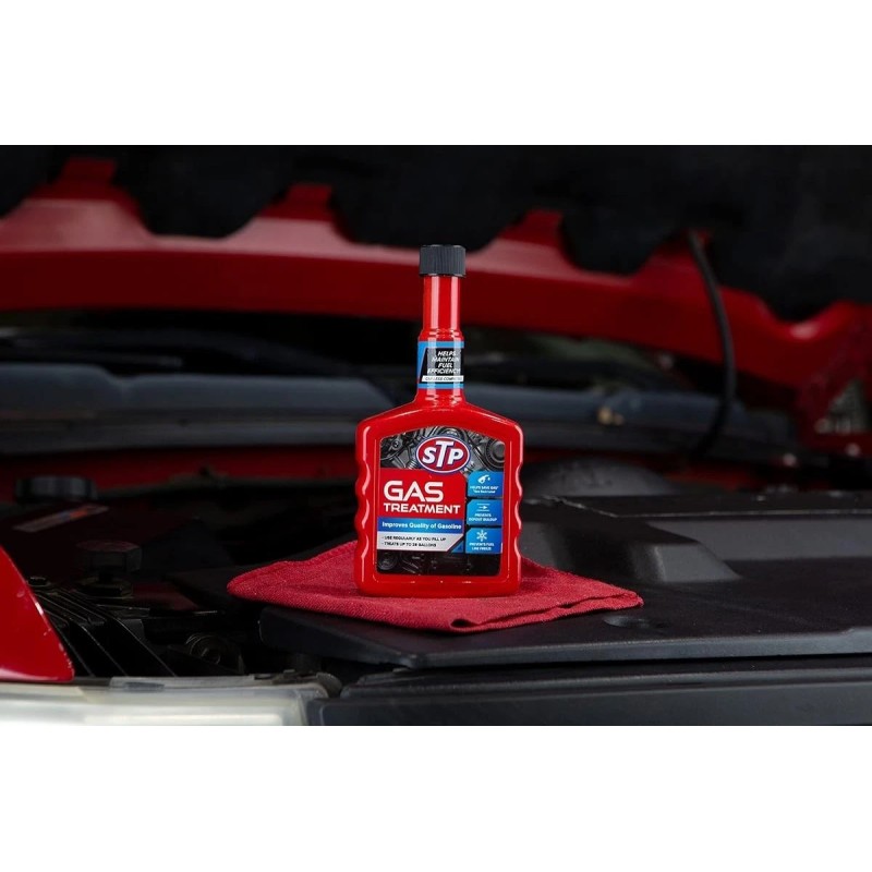 STP Gas Treatment Fuel System Cleaner 12oz x 2 (24oz Total) | Prevents Deposits