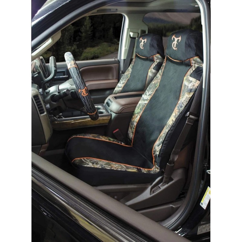 TrueTimber Kanati Camo Universal Front Seat Cover, 1-Pc.