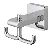 American Standard Contemporary 8335210.002 Robe Hook Square Modern, Chrome