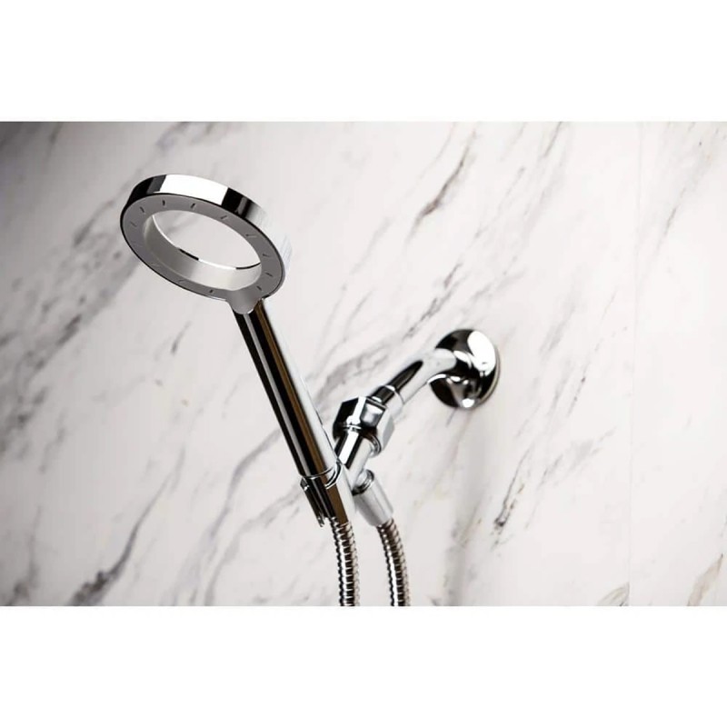 Handheld Shower Head 1.8 GPM 4.5" Wall Mount Chrome 3 Spray Blade Equiforce