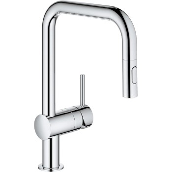 GROHE 32319003 Minta Pull-Down U Kitchen Faucet Chrome