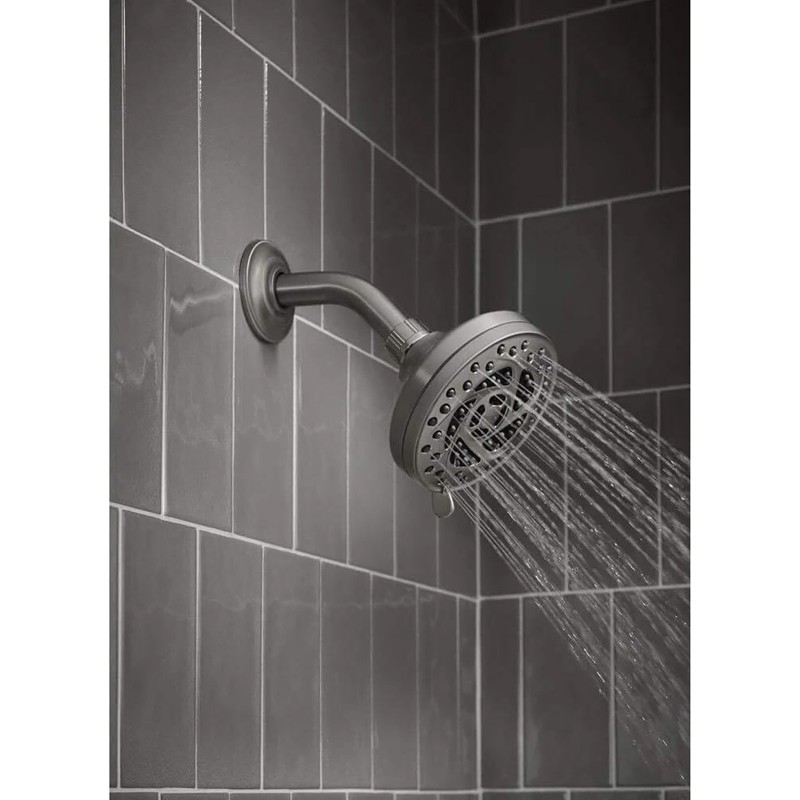 Moen Propel 5-Spray 4.5 in. Fixed Showerhead in Spot Resist Brushed Nickel