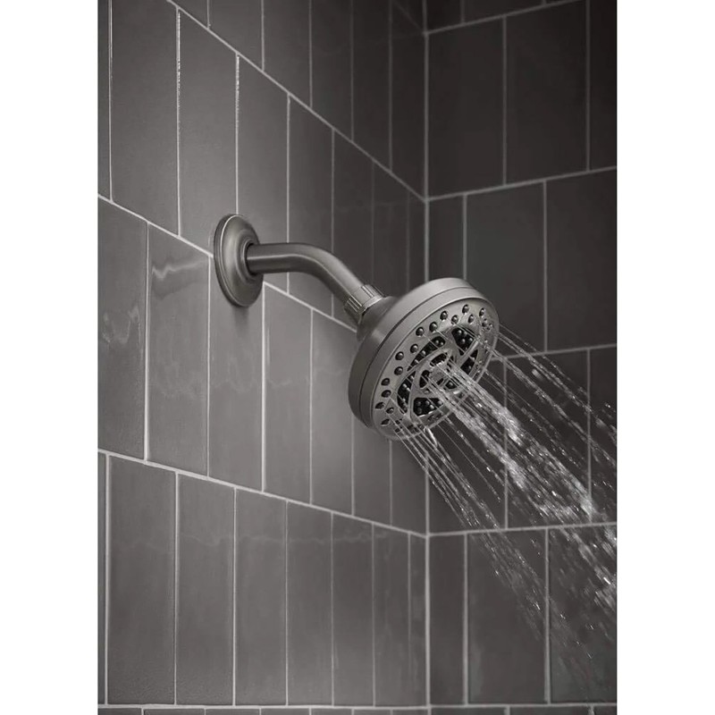 Moen Propel 5-Spray 4.5 in. Fixed Showerhead in Spot Resist Brushed Nickel