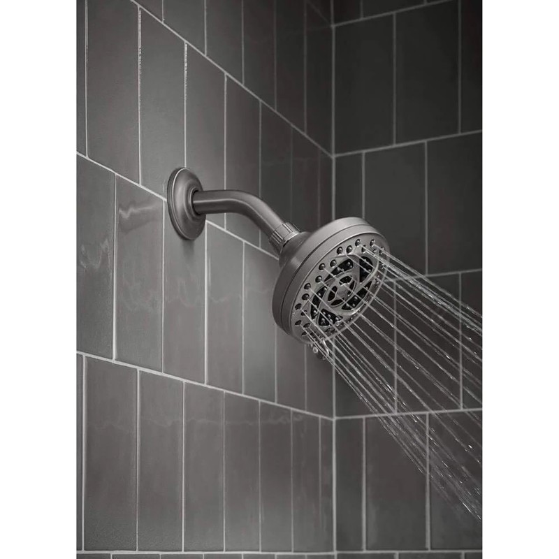 Moen Propel 5-Spray 4.5 in. Fixed Showerhead in Spot Resist Brushed Nickel