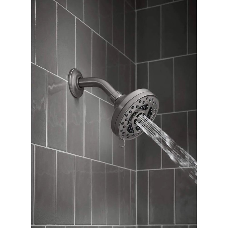 Moen Propel 5-Spray 4.5 in. Fixed Showerhead in Spot Resist Brushed Nickel