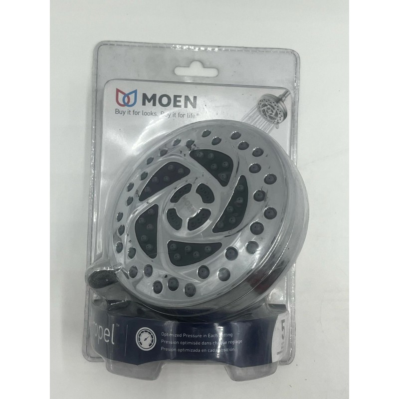 Moen Propel 5-Spray 4.5 in. Fixed Showerhead in Spot Resist Brushed Nickel