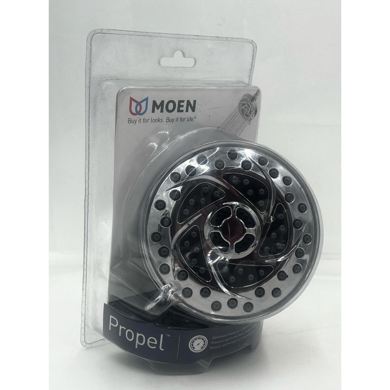 Moen Propel 5-Spray 4.5 in. Fixed Showerhead in Spot Resist Brushed Nickel