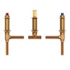 Moen Brass Two Handle 3-Hole Roman Tub Valve Adjustable 1/2-Inch CC Connection, 4792