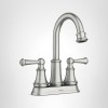 Moen Brecklyn Spot Resist Brushed Nickel Two Handle Centerset Lavatory Faucet, 3-Hole Bathroom Sink Faucet
