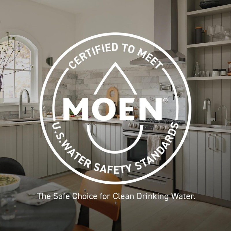 Moen Adler Spot Resist Stainless One-Handle High Arc Pulldown Kitchen Faucet with Power Clean