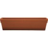 Bloem Dura Cotta Window Box Planter: 24" - Terra Cotta - with Tray, Weatherproof Resin Box, Removable Tray for Indoor & Outdoor Use, Gardening, 3 Gallon Capacity