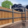 Backyard X-Scapes 4 ft. H x 8 ft. W Caramel Brown Bamboo Fencing Garden Fence Panel