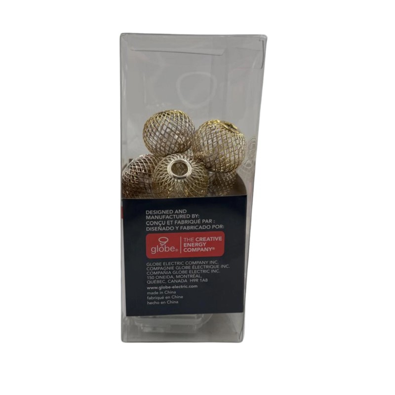 Globe 67852 Berlin Mini LED String Lights Set, 10 Lights, 5.4 Ft