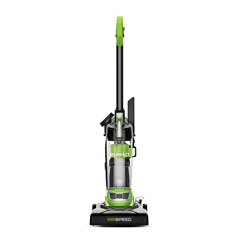 Eureka Bagless Upright Vacuum, Airspeed, Ultra Lightweight & Compact Design, with Crevice Tool, Dusting Brush and Large Dustcup, NEU100, Green & Black