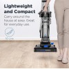 Eureka PowerSpeed Lightweight Upright Vacuum Cleaner for Carpet and Hard Floor, Powerful Bagless Upright Vacuum Cleaner for Home Pets, Blue