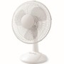 Mainstays 12" 3-Speed Oscillating Table Fan, FT30-8MBW, New, White