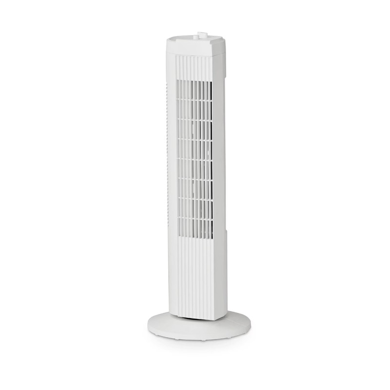 Mainstays 28" Tall, 3-Speed Oscillating Tower Fan, White