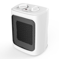 Mainstays 1500W Ceramic Fan-Forced Electric Space Heater, White