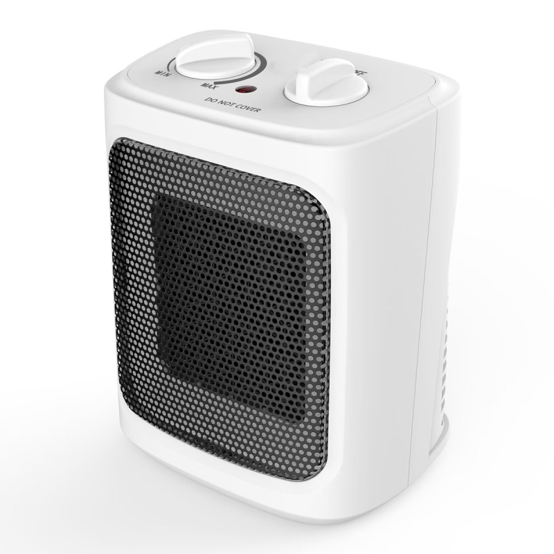 Mainstays 1500W Ceramic Fan-Forced Electric Space Heater, White