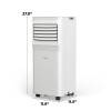 Midea 5,000 BTU Portable Air Conditioner, Cools up to 150 Sq. Ft., White
