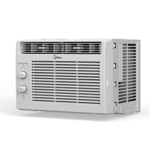 Midea 5,000 BTU Mechanical Window Air Conditioner, Covers up to 150 sq ft, Easy Installation, White