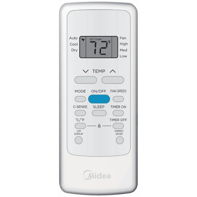 Midea 5,000 BTU Window Air Conditioner with Remote, 150 Sq. Ft., White