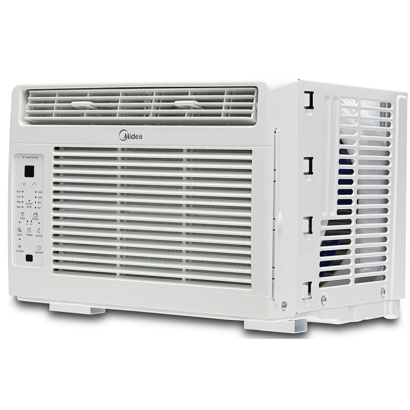 Midea 5,000 BTU Window Air Conditioner with Remote, 150 Sq. Ft., White