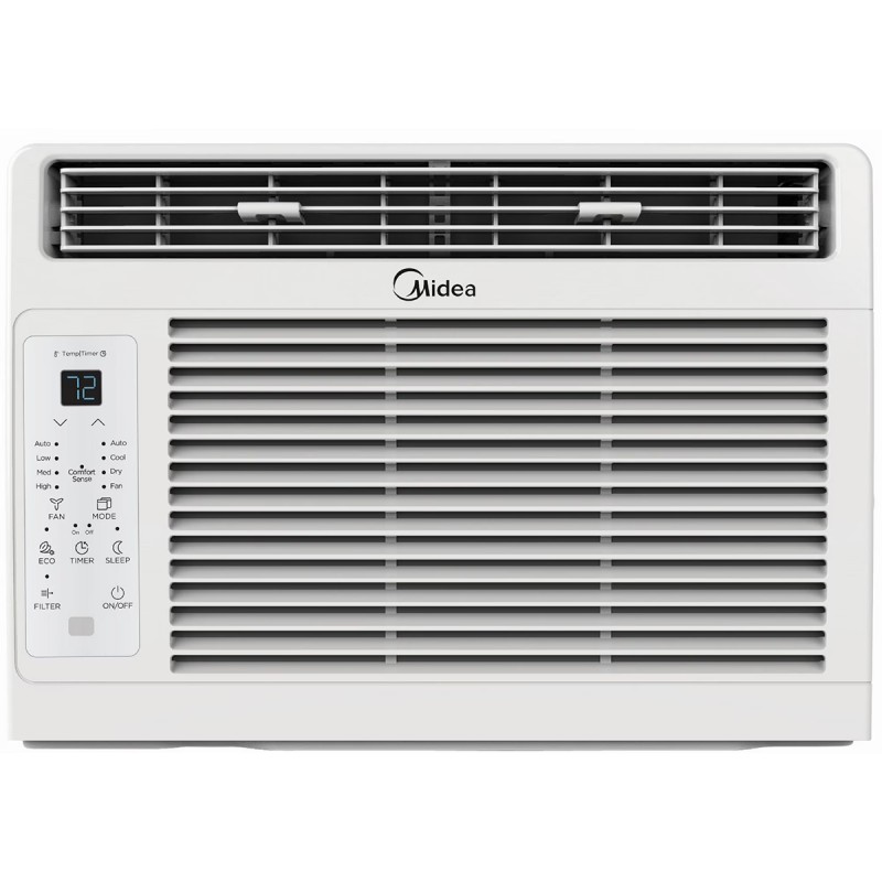 Midea 5,000 BTU Window Air Conditioner with Remote, 150 Sq. Ft., White