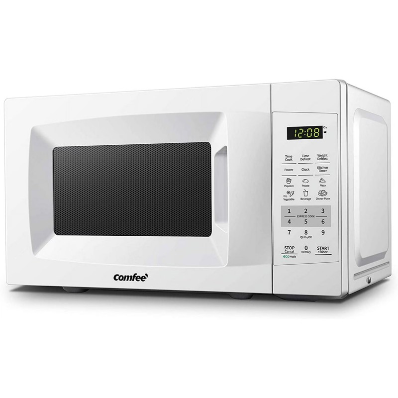 COMFEE' EM720CPL-PM New 0.7 Cu Ft Countertop Microwave Oven White