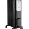 Pelonis 1,500-Watt Oil-Filled Radiant Electric Space Heater with Thermostat