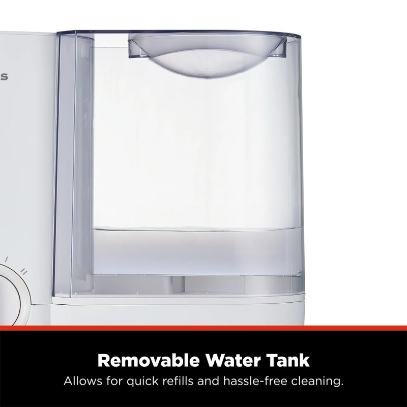 Pelonis 1.2 Gallon Warm Mist Humidifier, White