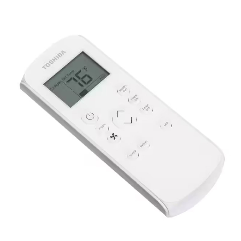 Toshiba 8,000 (DOE) BTU Portable Air Conditioner Cools 350 Sq. Ft. with Dehumidifier and Remote in White