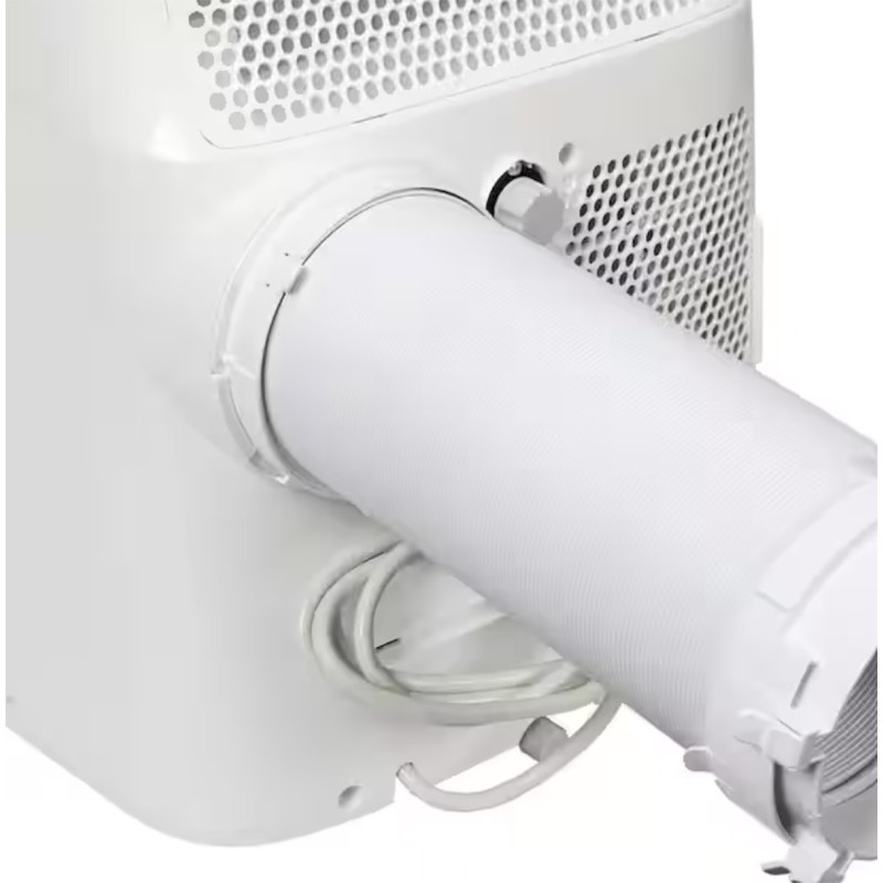 Toshiba 8,000 (DOE) BTU Portable Air Conditioner Cools 350 Sq. Ft. with Dehumidifier and Remote in White