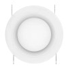 EcoSmart Retrofit 6 in. Matte- Bright White Integrated LED Recessed Baffle Trim