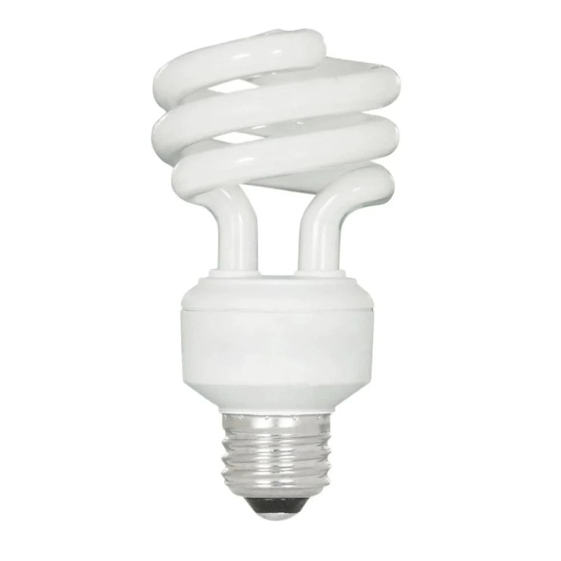 EcoSmart 75-Watt Equivalent A19 Spiral Non-Dimmable E26 Medium Base CFL Light Bulb