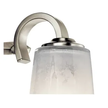 Kichler Lighting 3-Light Oxby Brushed Nickel Bathroom Vanity Light