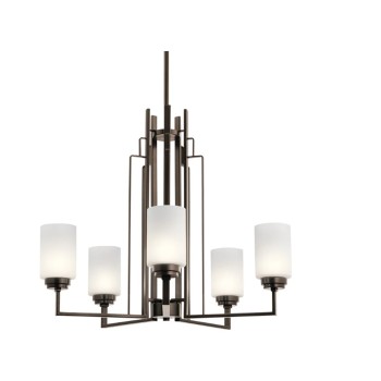 Kichler 44010 Harvey 5 Light 21-1/4" Wide Chandelier in Bronze