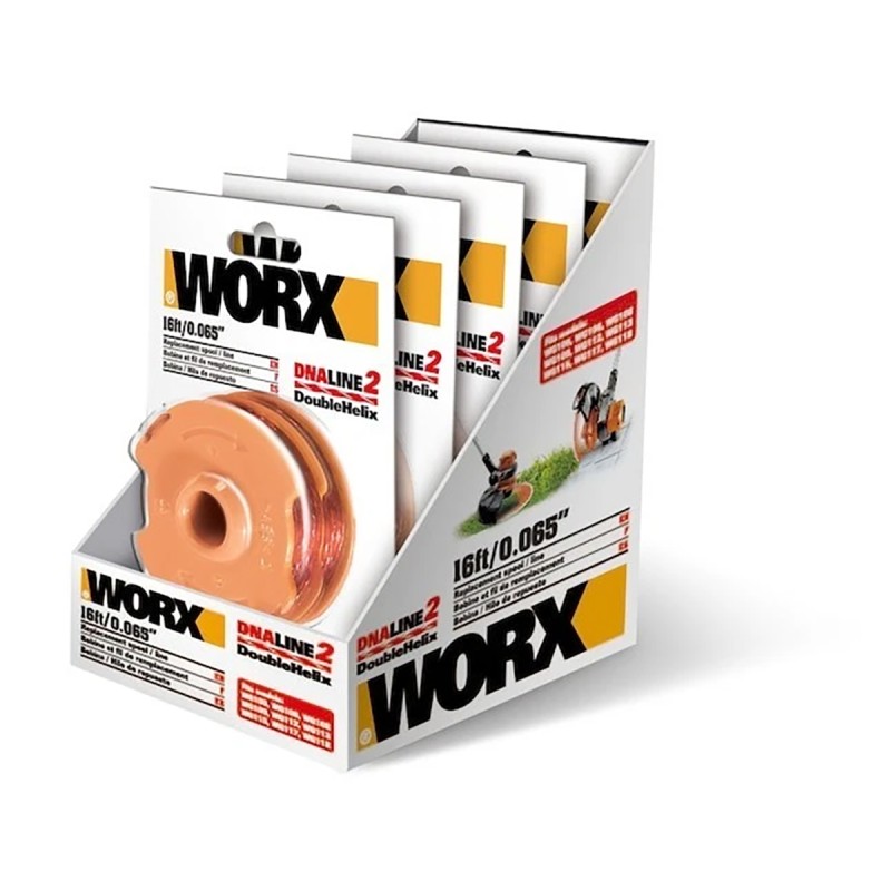 Worx WA0007 Dual Grass Trimmer Line 2 x 16' for Electric Grass Trimmer & Edger
