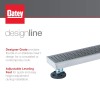 Oatey Designline 32 in. Stainless Steel Linear Shower Drain Wedge Wire Grate