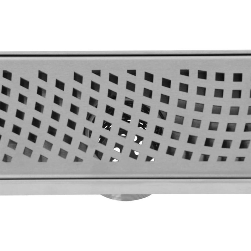 Oatey Designline 28 in. Stainless Steel Linear Shower Drain Wave Grate