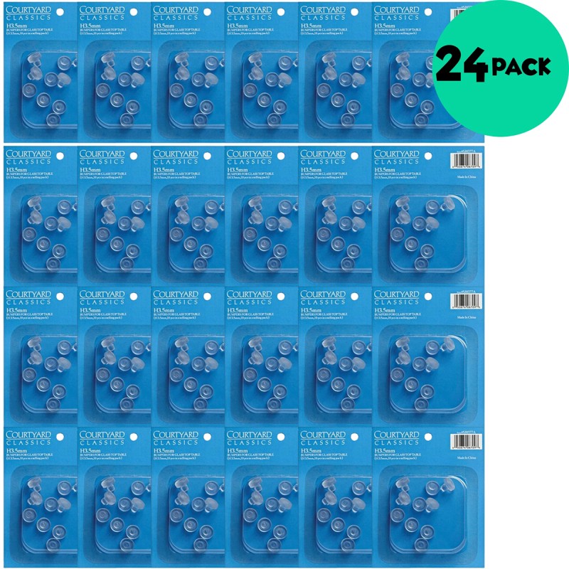 Glass Top Table Bumper ‎SJ0377A - 10 Piece/Pack