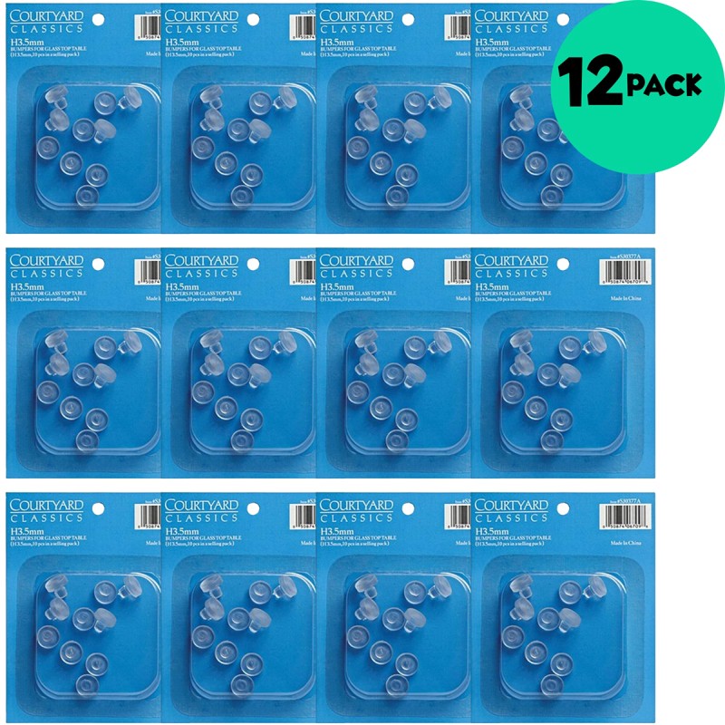 Glass Top Table Bumper ‎SJ0377A - 10 Piece/Pack