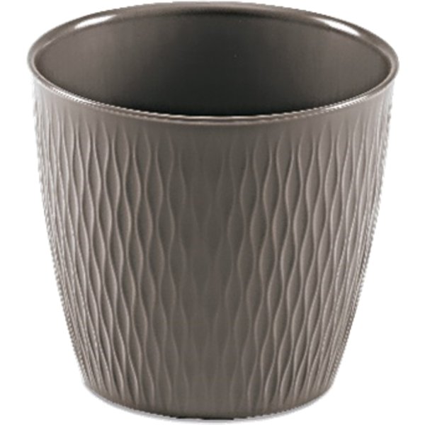 ARIEL POT RND 7.9" QUARTZ GREY